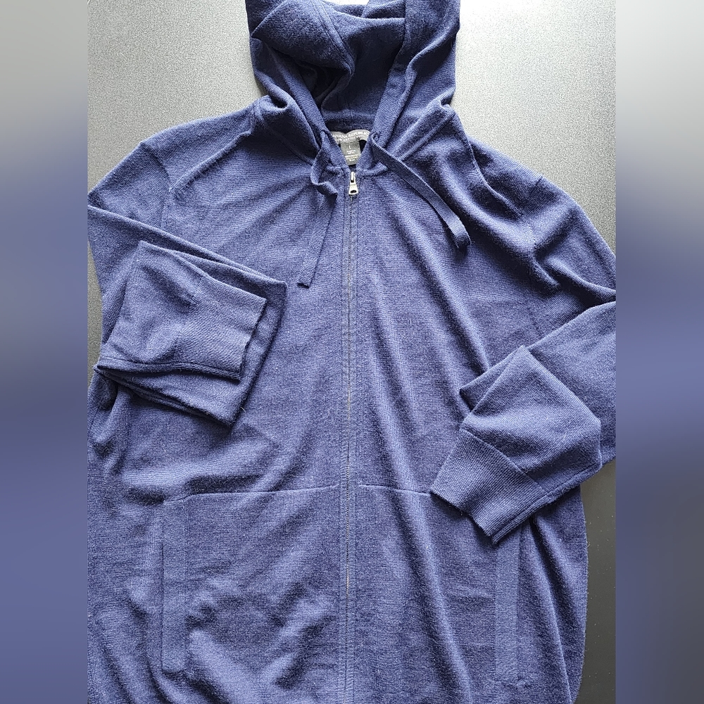 Banana Republic Men's 100% Merino Wool Sweater in Navy, Large NEW w/tag